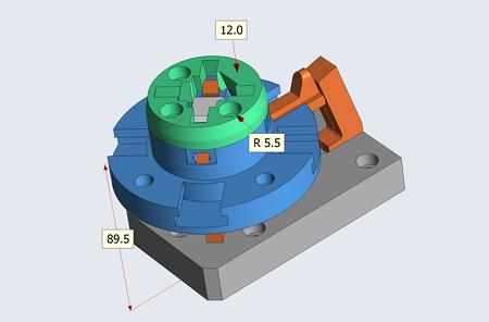 3D-Viewer featuring professional measurement funtions including tooling and wall thickness analysis