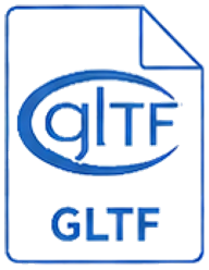 glTF file format icon
