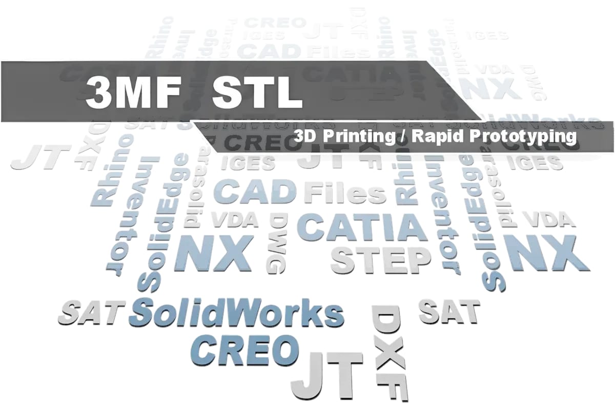 Free STL and 3MF viewer - 3D-Tool opens STL and 3MF files from all major 3D printing and CAD systems