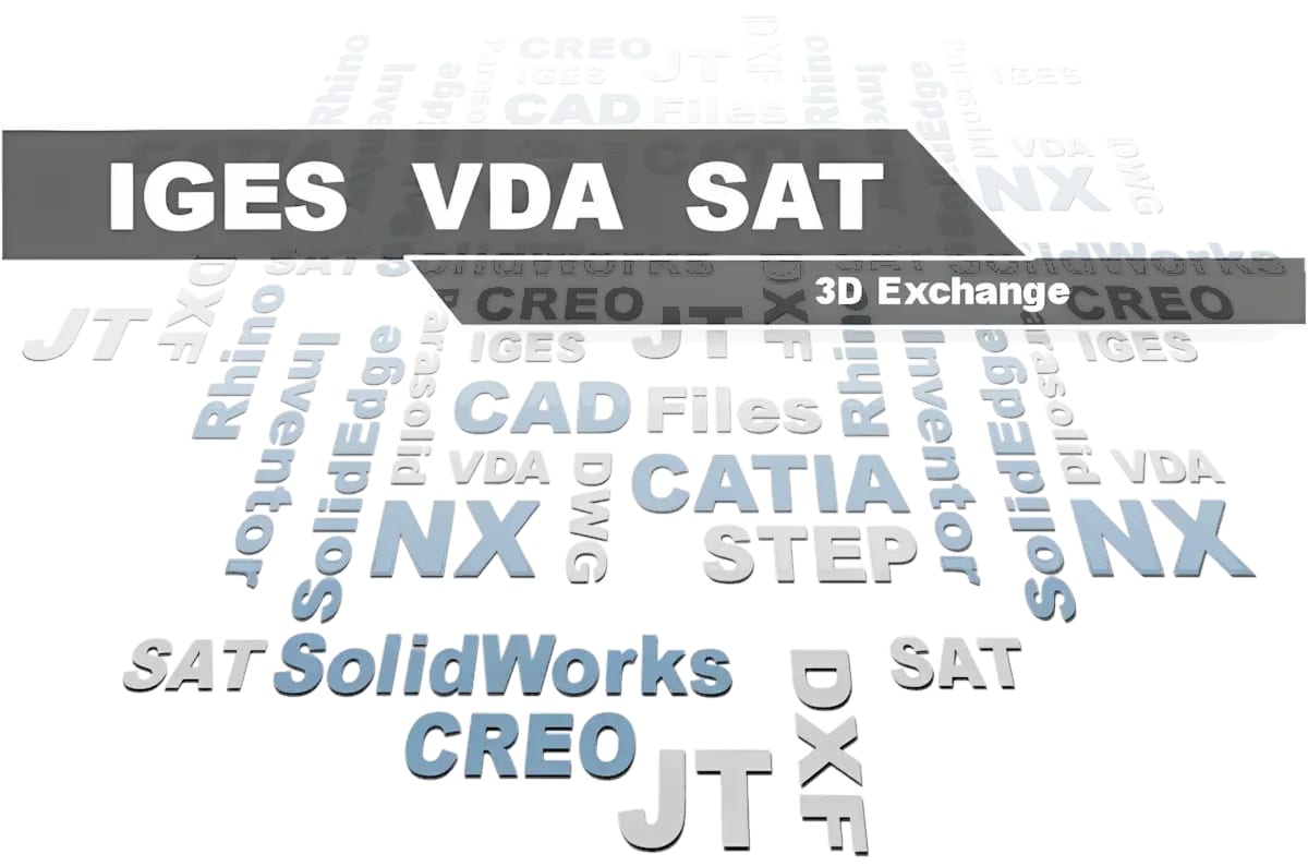 IGES, VDA-FS, and SAT viewer - 3D-Tool opens IGS/IGES, VDA, and ACIS SAT exchange format files