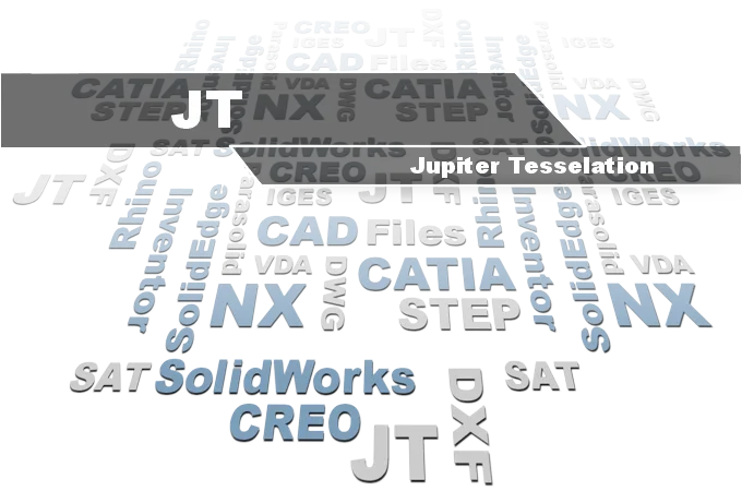 JT (Jupiter Tessellation) viewer - 3D-Tool opens JT files from Siemens NX, Creo, CATIA, and other CAD systems