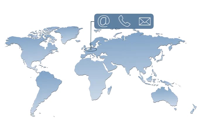 3D world map showing the location of 3D-Tool GmbH & Co. KG.
