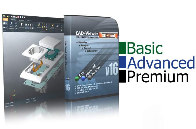 3D-Tool Basic, Advanced and Premium