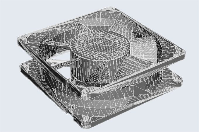 The 3D tool viewer creates 3D models in the visualization formats *.stl, *.obj, *.ply, *.3ds, *.wrl, *.u3d